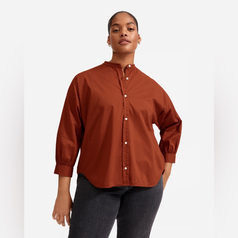 Everlane- The Collarless Air shirt